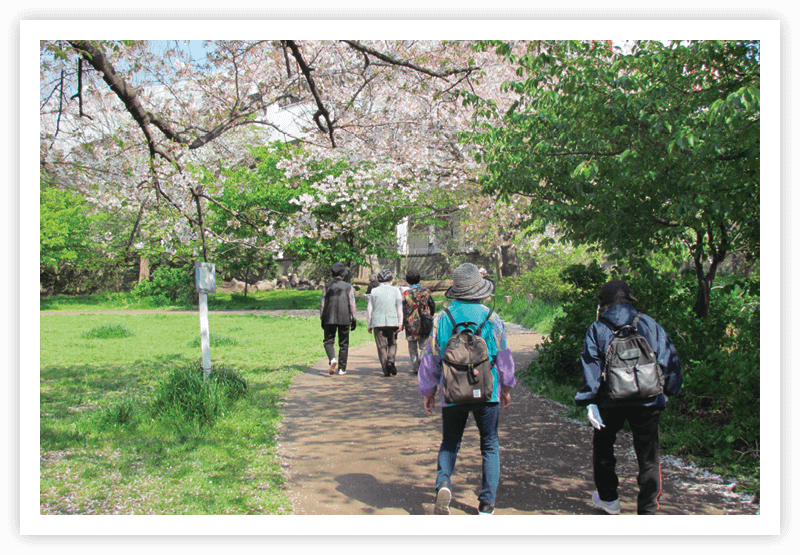 公園ウォーキング