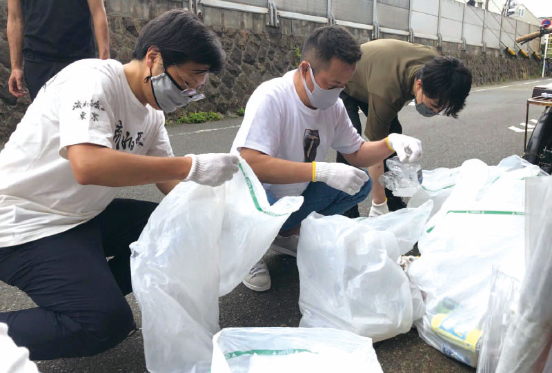 地域ボランティア活動の様子